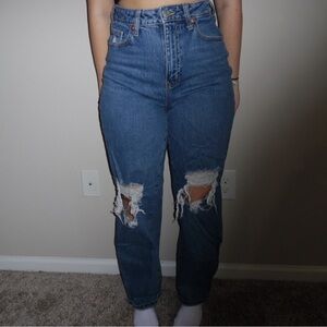 Wild Fable High Rise Ripped Jeans